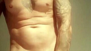 wtf afterlockup tattooed stud jerks monster cock hard?