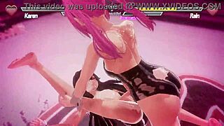 Lesbians Finger Lick Pussy Masturbate In BDSM Battle