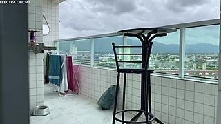 This hired maid's tiny shorts hide a delicious brazilian ass treat