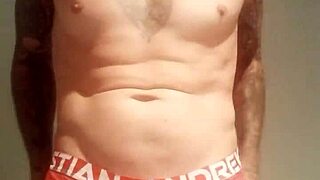 wtf afterlockup tattooed stud jerks monster cock hard?