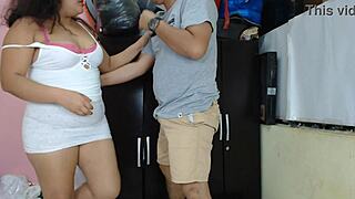 Latin culona begs, swallow my cum after I fuck her mouth!