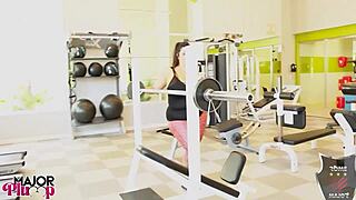 wanna see sofia lure rome for gym ass fuck and cum?