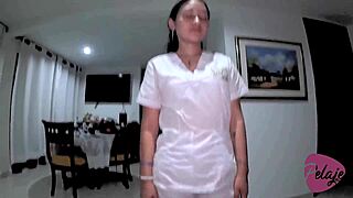 step sis nurse outfit drains patient cum with pussy 💦😈