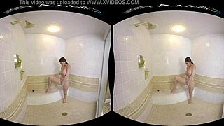 Naughty America vr stars big natural tits pornstar riding monster cock in hotel lingerie sex?