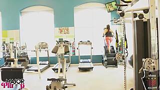 wanna see sofia lure rome for gym ass fuck and cum?