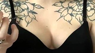 Pregnant belly swells with deep stuffing play