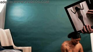 exotic hottie spreads shaved pussy wide for nasty photographer