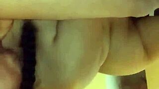 cojiendo toda la noche con esta latina hasta el creampie final en see through