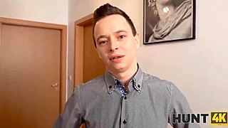 Hunt4k: Buddy's Ginger GF Bent Over for Cash Fuck