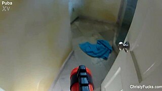 christy mack strips nude in steamy shower play