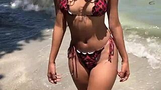 cute 18yo african ebony babe pussy outdoor public flashing