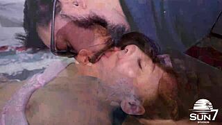 Laying in Bed, I Fucked My Beautiful Lover's Juicy Ass Only