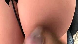 wife gifts hubby blonde stepdaughter sex doll outdoor