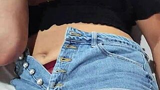 sexy latina wife bends for old cock creampie 😈🍑