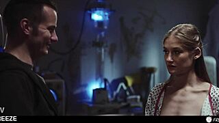 tiffany tatum frozen mid-fuck blonde overflows with cum mouthful