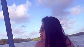 Brazilian Wife's Bikini Boat Ride Sparks Slutty Latina Secrets