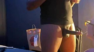 gracie deepthroats gamer boyfriend's monster cock like a slut