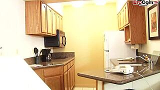 latina teen in stockings seduces bbc with small tits 😏💦