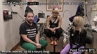 channy crossfire moans loud fingering shaved pussy backstage