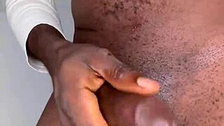 Ninja Man Jerks Monster Cock to Cum