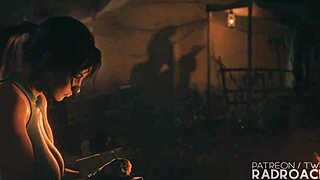 lara's guts rocked hard by futanari pounding extended cut