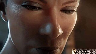 lara's guts rocked hard by futanari pounding extended cut