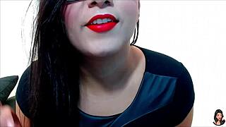 damn, her big ass and tits make jerk off instructions irresistible on valentine's