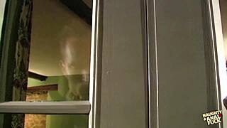 Sweet Nicky takes double penetration from two guys.