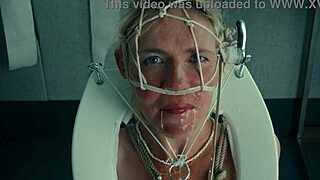 Bound Cute Beauty Submits to Extreme Anal and Golden Shower in Toilet Domination