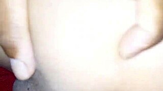 gostosa bends over flashing big brazilian ass for interracial creampie