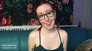 cuck, watch this goth femdom humiliate you with dirty joi talk 😈🔥