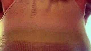 gym sweat drips from hard nipples wet pussy public