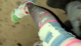 Skinny Pregnant 18yo Slut Fucks Horny Teacher Public Florida Beach