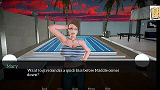 Blonde Brunette Milf Teen Game Turns Erotic Fast!