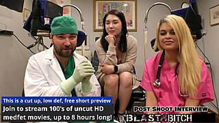 Mina Moon Sucks Huge Cock Then Gets Doggystyle Pounded In Hospital