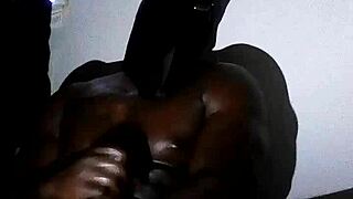 masked big dick bandit unloads monster cock cumshot