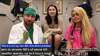 Mina Moon Sucks Huge Cock Then Gets Doggystyle Pounded In Hospital