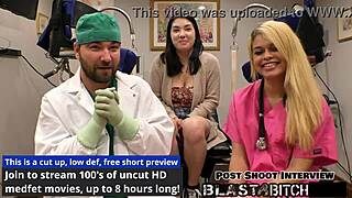 Mina Moon Sucks Huge Cock Then Gets Doggystyle Pounded In Hospital