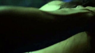 A korean spy catches steamy sex action in this hidden movie scene