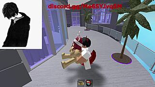 Fucking Roblox Christmas Bunny's Big Ass with Furry Blowjob Action!