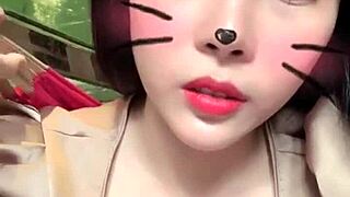 big tits asian girl teases on bigo live 👅🍈