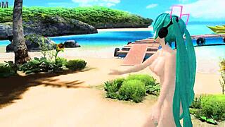 imagine hatsune miku nude big tits goddess