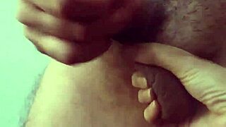 Ella drools on my cock while filming her explosive handjob cum bath