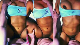 Shy latina student cheats with friend's stepmom in apartment