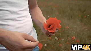 vip4k. city stud breeds country bride's tight pussy outdoors