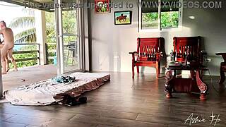 Watch this petite asian fuck doll's narrow ass and skinny holes get fisted double hard with monster cocks outdoors