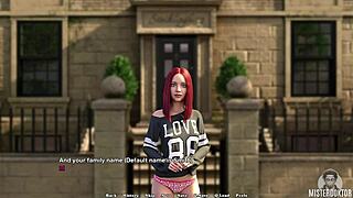 Hey babe 😘 cute redhead milf teen gets horny massage kiss close-up roleplay with big tits! 🔥💋