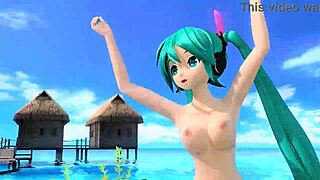 imagine hatsune miku nude big tits goddess