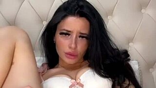 Horny exchange student girlfriend squirts on webcam toys