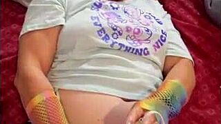 hotwife steffi dances in lingerie teasing pussy with toys